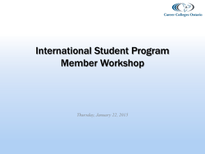 to view the ISP Member Workshop presentation deck