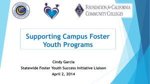 Supporting Campus Foster Youth Programs