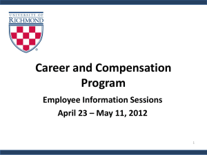 Career and Compensation Program - Human Resources