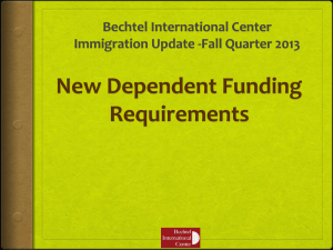 J2 Dependent Funding Requirements