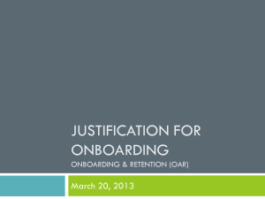 Physicians - OAR: Onboarding and Retention