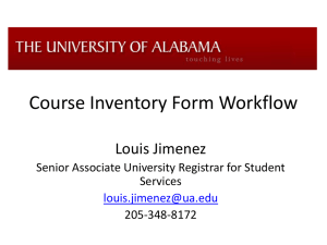 Two Birds with One Stone: Fixing Course Inventory and