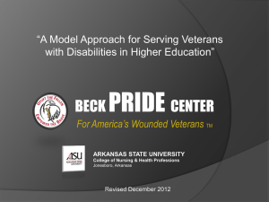 Beck PRIDE CENTER - Arkansas State University
