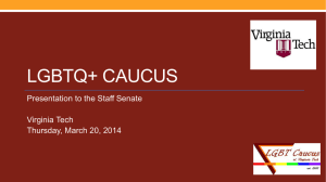 LGBTA Caucus presentation to Staff Senate (PPTX | 916KB)