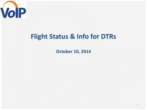 DTR "Let`s Take Flight" Event, October 10, 2014 Slides