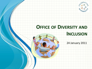 Office of Diversity and Inclusion - University of Massachusetts Boston