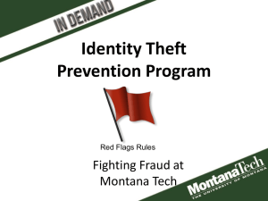 Training Objective - Montana Tech of the University of Montana