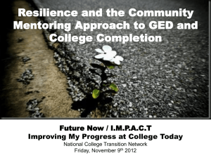 Future Now: Impact Resilience - New York Reentry Education Network
