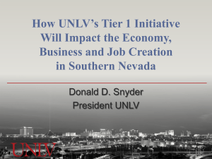 Presentation - University of Nevada, Las Vegas
