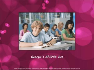 BRIDGE Act - Georgia Career Information Center