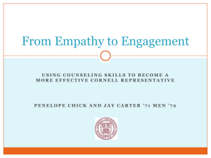 From Empathy to Engagement (PowerPoint)