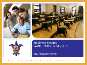 Employee Benefits - Saint Louis University