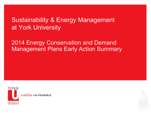 2014 Energy Conservation and Demand Management Plan Early