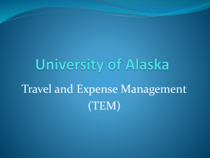 TEM Presentation (PowerPoint) - University of Alaska Anchorage