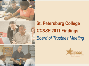CCSSE - St. Petersburg College