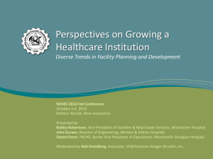 Perspectives on Growing a Healthcare Institution Diverse
