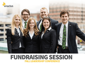 Fundraising Content Session