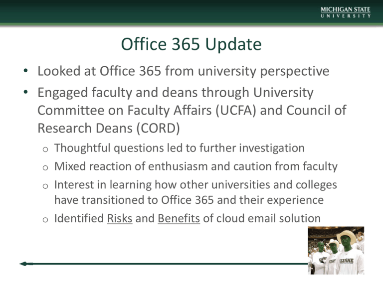 Office 365 Update