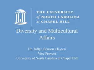Dr. Clayton`s PowerPoint - UNC Office of Faculty Governance