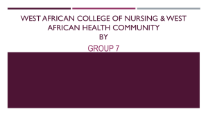 The West African College of Nursing.