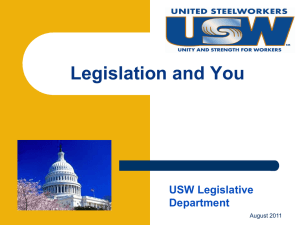 Legislation and You Slides