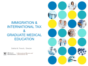 Graduate Medical Education Presentation