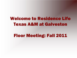 HERE - Texas A&M University at Galveston