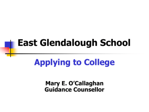 Presentation  - East Glendalough School