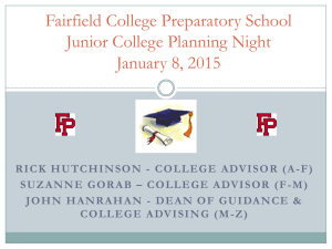 2015 Junior College Planning Night Powerpoint