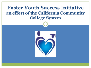Foster Youth Success Initiative Outreach PowerPoint