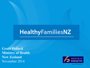 Healthy Families NZ presentation - Grant Pollard
