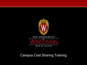 Campus Cost Share Training - Research and Sponsored Programs