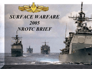 Surface Warfare Officer Brief - fchs