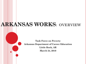 Arkansas Works: Expansion of the Arkansas College and Career
