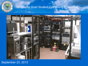 UCSB Geography Computing Resources