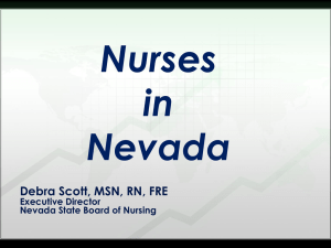 Debra Scott, MSN, RN, FRE - Nevada State Board of Nursing