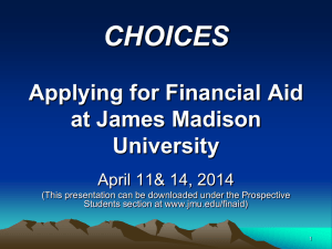 April - James Madison University