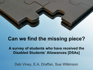 E.A. Draffan: Can we find the missing piece?