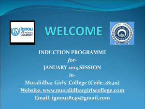 ignou-induction-january 2015-other than mapc