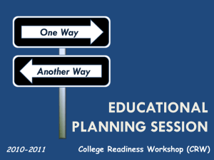 Educational Planning Session - Linn