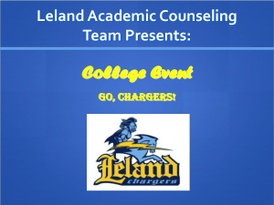 Leland Academic Counseling Team Presents: