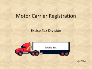 Motor Carrier Registration