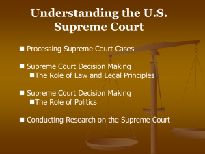 Understanding the U.S. Supreme Court