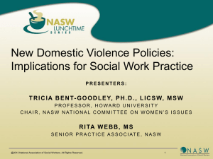 presenters - National Association of Social Workers