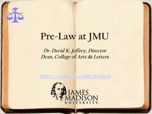 Pre-Law at JMU