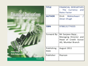 Financial Derivatives - The Institute of Chartered Accountants of India