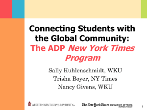 The ADP New York Times Program