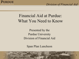 Financial Aid at Purdue – What You Need to Know
