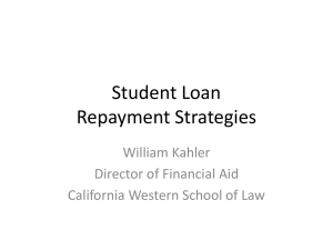 Student Loan Repayment Strategies Presentation