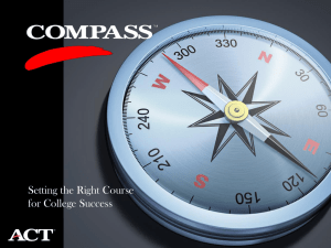 2D - COMPASS Update - the National College Testing Association